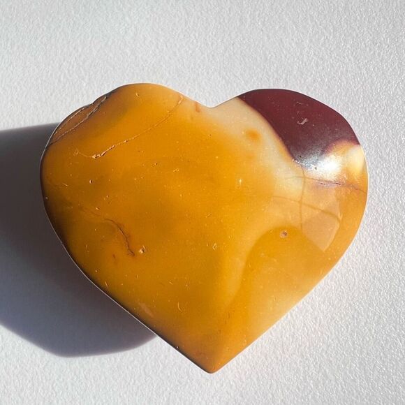 Mookaite Jasper Crystal Heart (#10) - Picture 5 of 9
